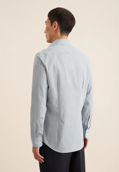 Slim Business shirt Print in Green |  Seidensticker Onlineshop