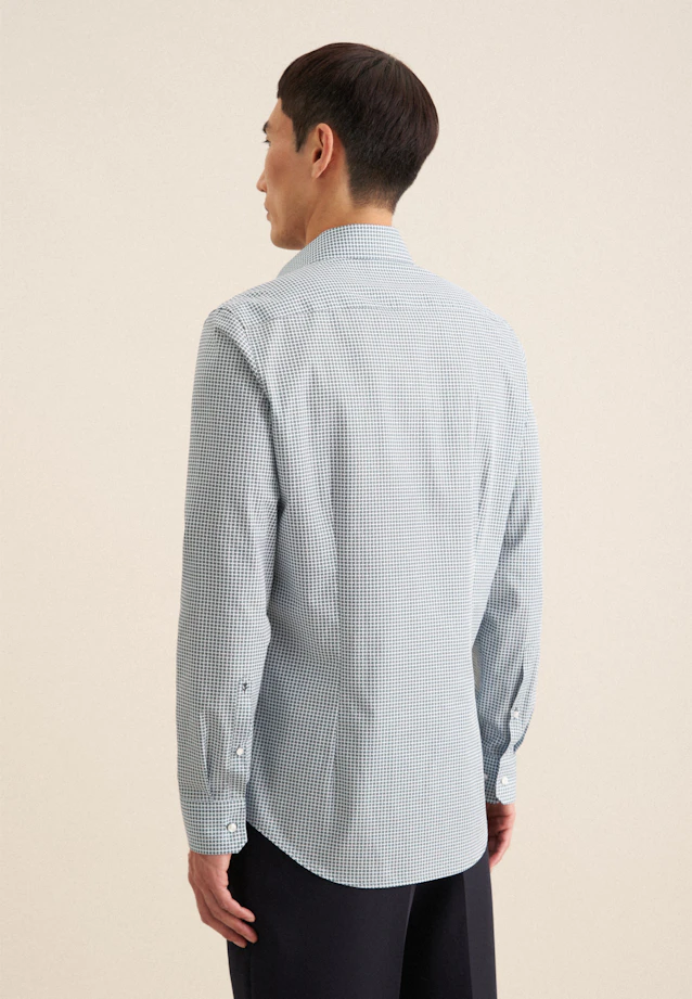 Slim Business shirt Print in Green |  Seidensticker Onlineshop