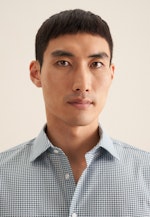 Slim Business Hemd Druck in Grün |  Seidensticker Onlineshop