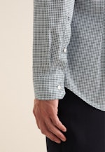 Slim Business Hemd Druck in Grün |  Seidensticker Onlineshop
