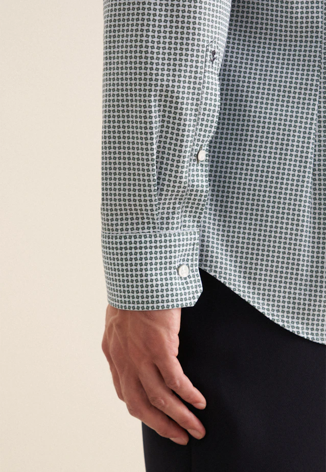 Slim Business shirt Print in Green |  Seidensticker Onlineshop