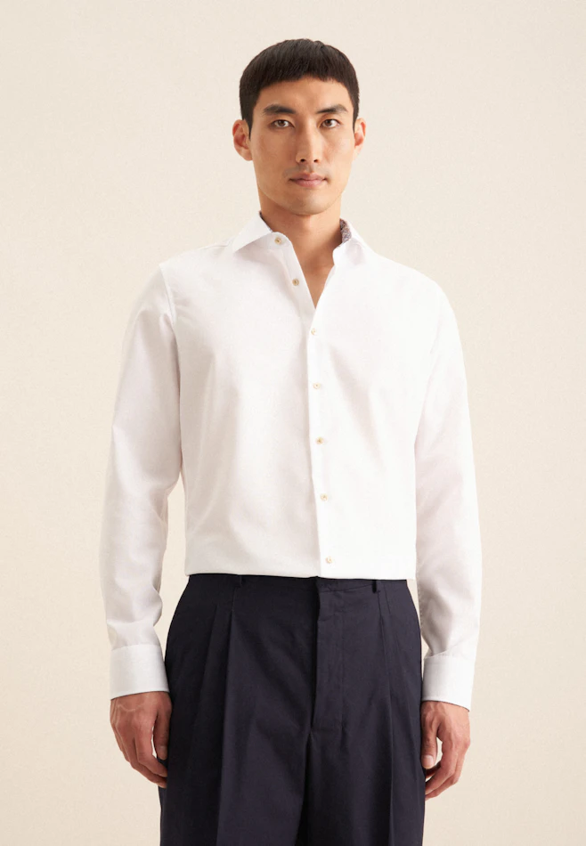 Slim Business shirt Uni in White | Seidensticker online shop