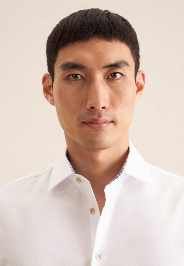 Slim Business Hemd Uni in Weiß |  Seidensticker Onlineshop