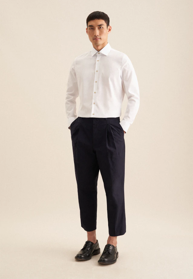 Slim Business Hemd Uni in Weiß |  Seidensticker Onlineshop
