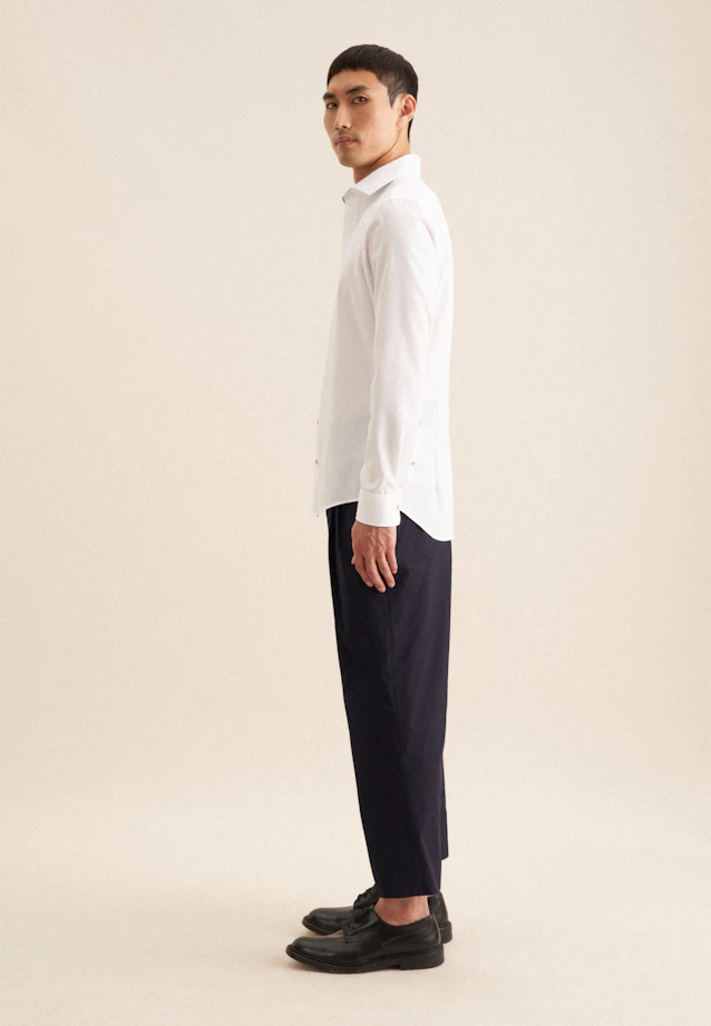 Slim Business Hemd Uni in Weiß |  Seidensticker Onlineshop