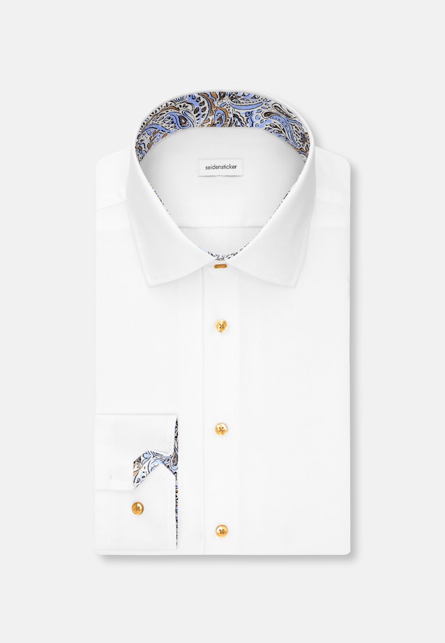 Slim Chemise d'affaires Uni in Blanc |  Seidensticker Onlineshop