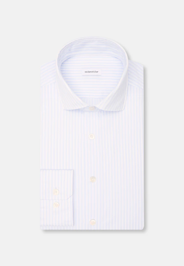 Regular Casual Hemd Streifen in Hellblau |  Seidensticker Onlineshop