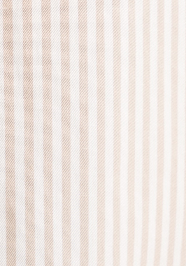 Regular Chemise casual A Rayures in Beige | Seidensticker Onlineshop