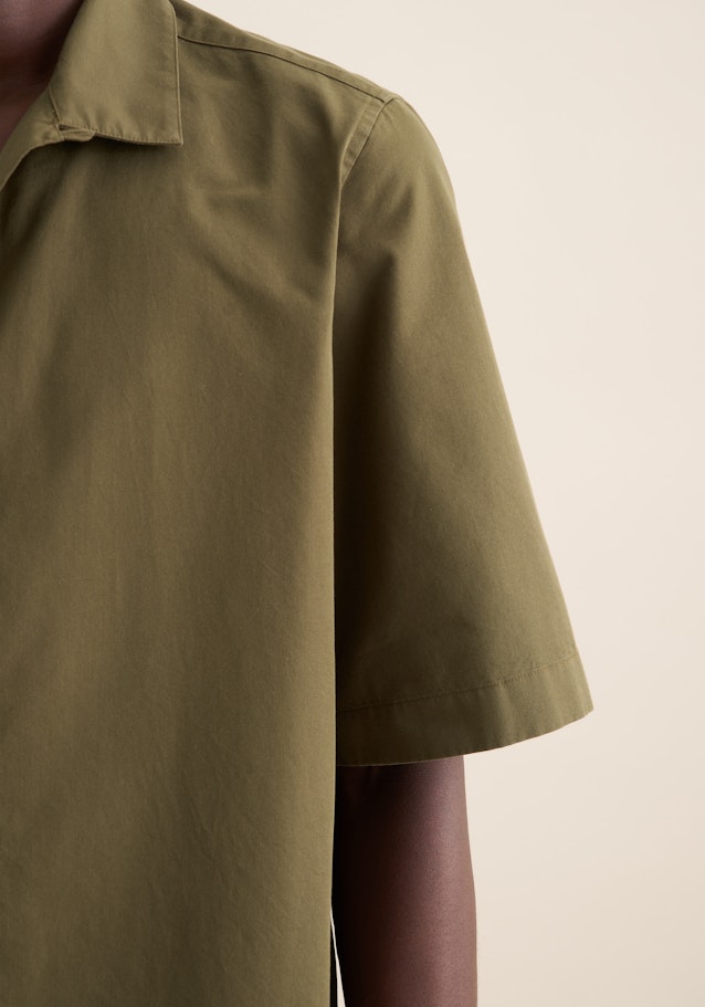 Regular Casual Hemd Uni in Grün | Seidensticker Onlineshop