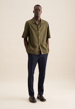 Regular Casual Hemd Uni in Grün |  Seidensticker Onlineshop