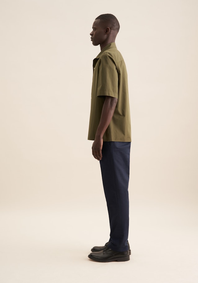 Regular Casual Hemd Uni in Grün | Seidensticker Onlineshop