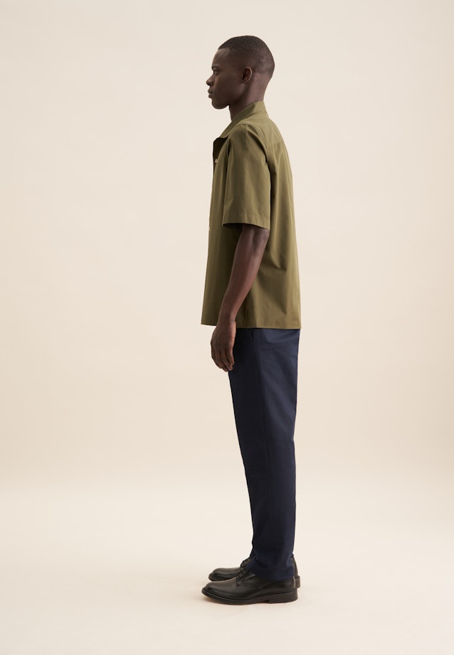 Regular Casual Hemd Uni in Grün |  Seidensticker Onlineshop
