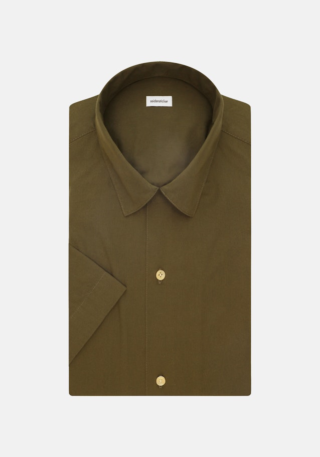 Regular Casual Hemd Uni in Grün | Seidensticker Onlineshop