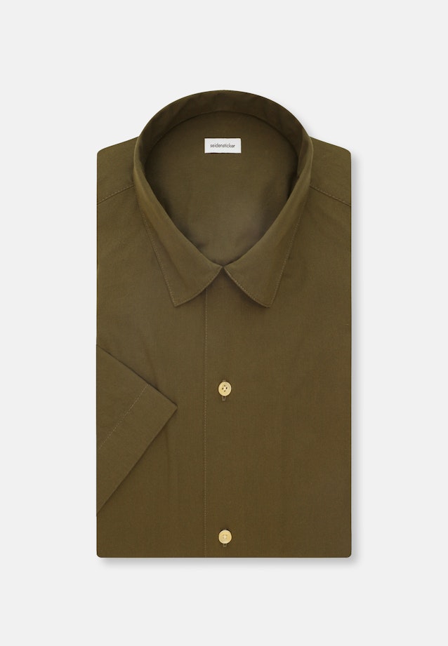 Regular Casual Hemd Uni in Grün |  Seidensticker Onlineshop