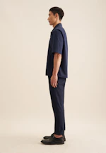 Regular Chemise décontractée Uni in Bleu Foncé |  Seidensticker Onlineshop