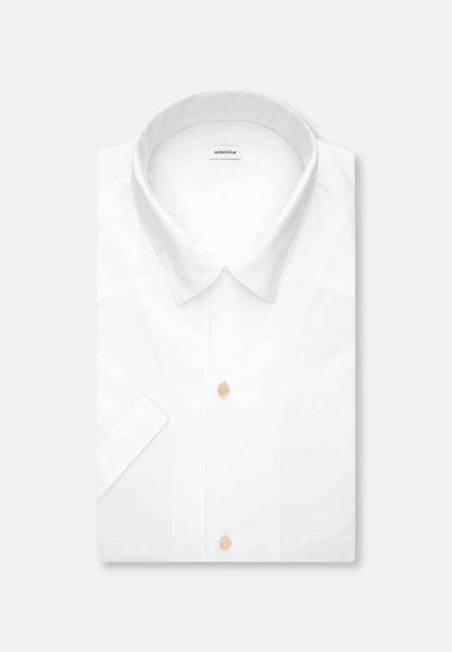 Regular Casual Hemd Uni in Weiß |  Seidensticker Onlineshop