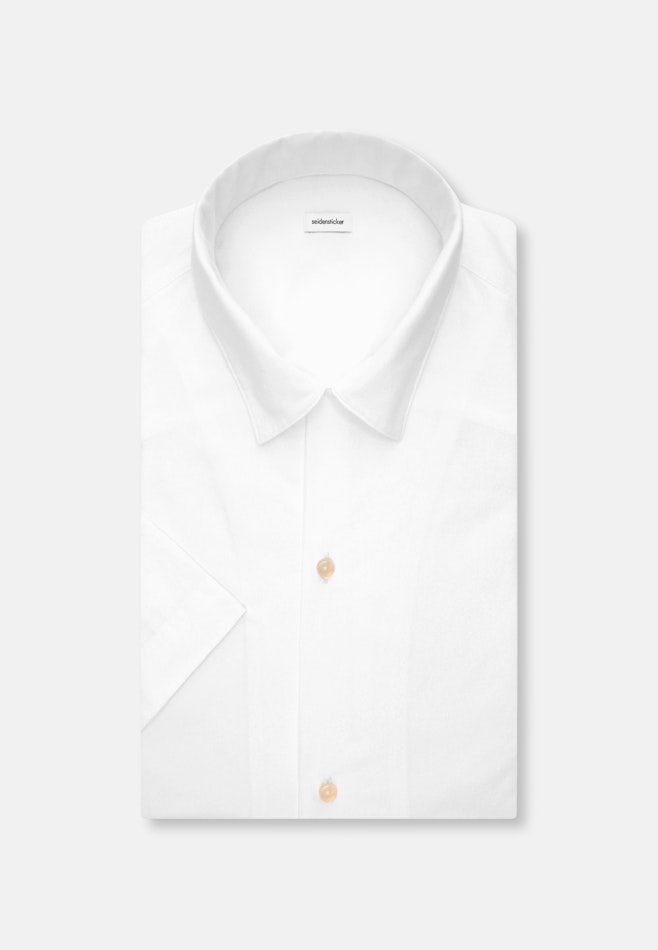 Regular Casual Hemd Uni in Weiß | Seidensticker Onlineshop