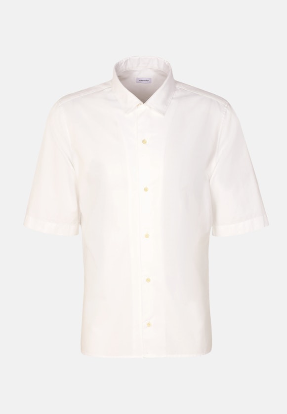 Regular Casual Hemd Uni in Weiß |  Seidensticker Onlineshop