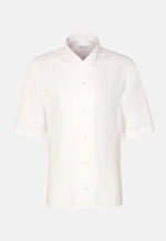 Regular Chemise décontractée Uni in Blanc |  Seidensticker Onlineshop