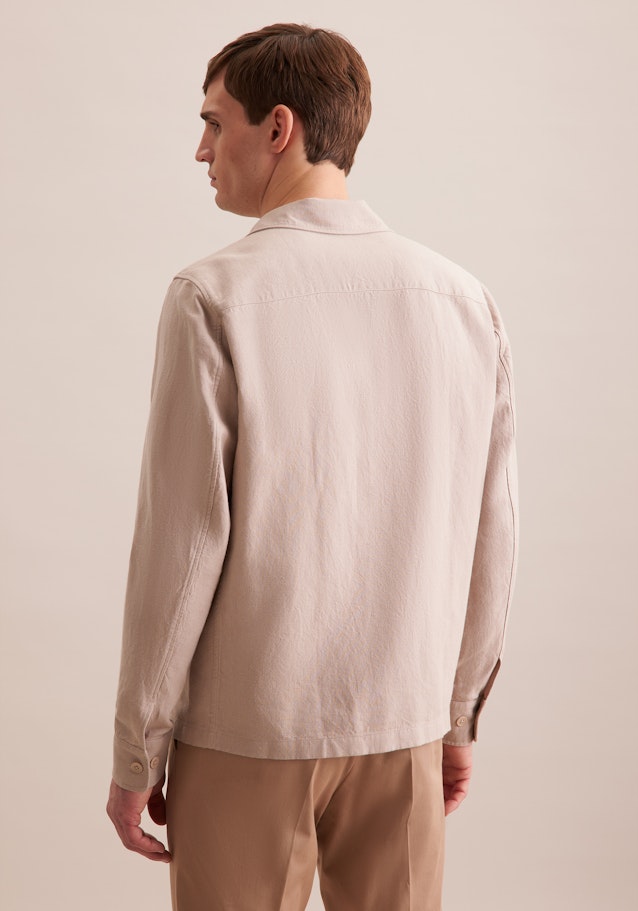 Regular Veste Uni in Marron | Seidensticker Onlineshop