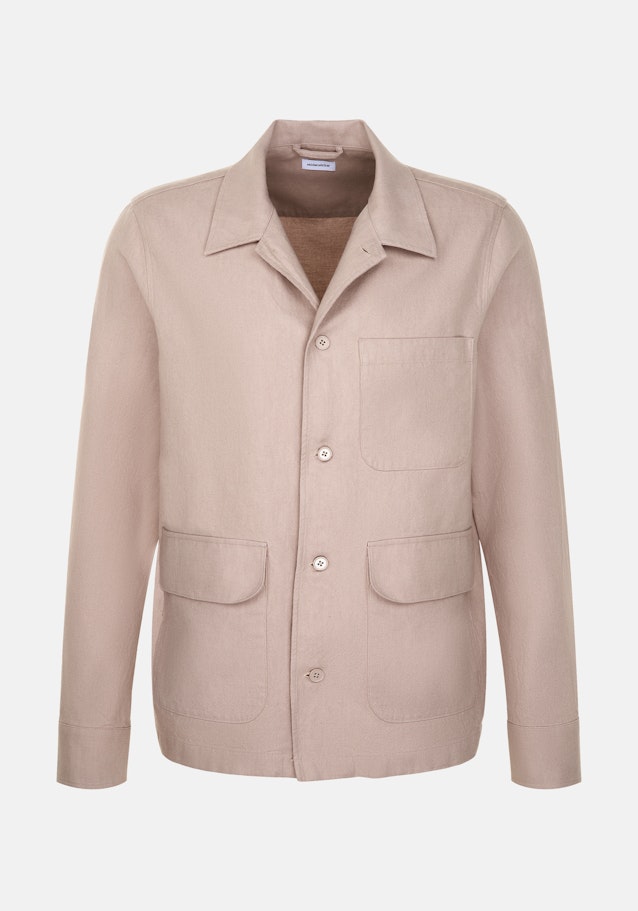 Regular Veste Uni in Marron | Seidensticker Onlineshop