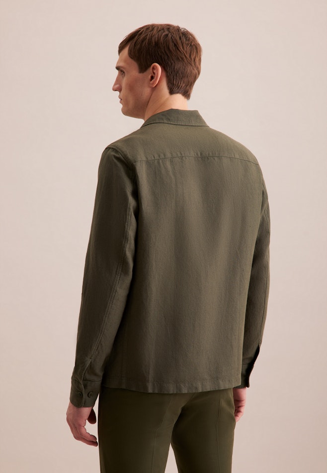 Regular Jacke Uni in Grün | Seidensticker Onlineshop