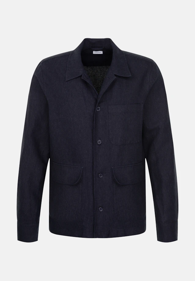 Regular Jacke Uni in Dunkelblau |  Seidensticker Onlineshop