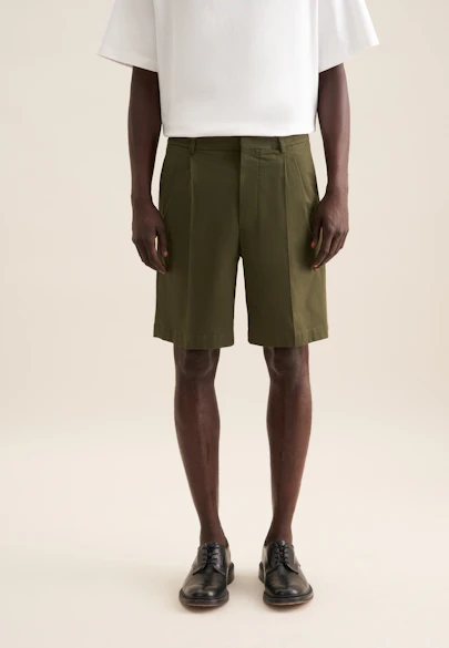 Shorts Uni in Grün |  Seidensticker Onlineshop