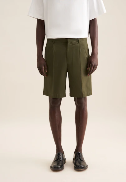 Shorts Uni in Grün |  Seidensticker Onlineshop