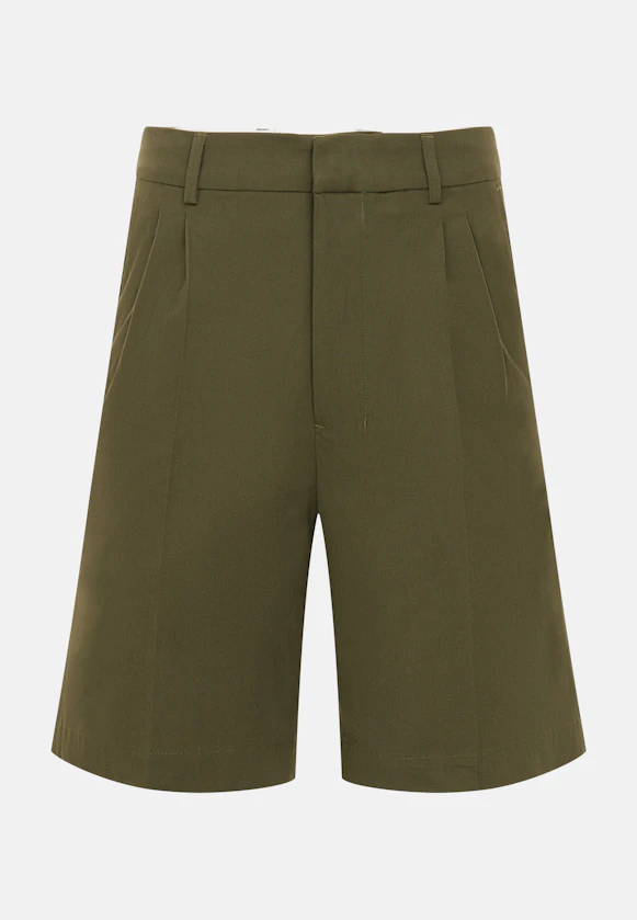 Shorts Uni in Grün |  Seidensticker Onlineshop