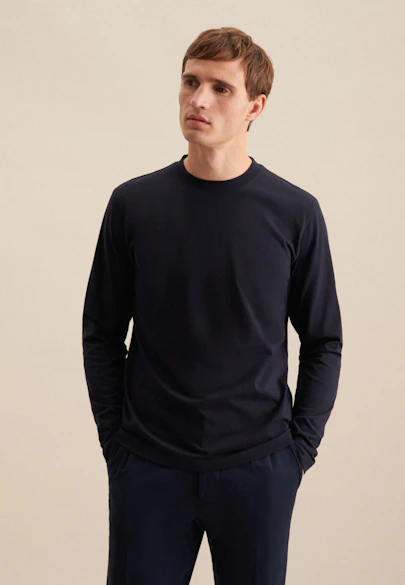 T-shirt in Dunkelblau |  Seidensticker Onlineshop