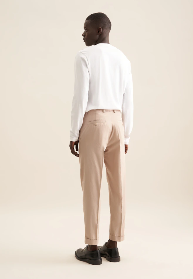 Chino Uni dans Marron | Boutique en ligne Seidensticker