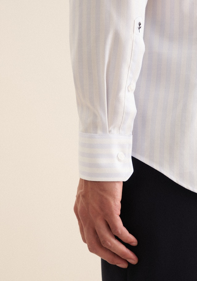 Slim Business Hemd Streifen in Hellblau | Seidensticker Onlineshop