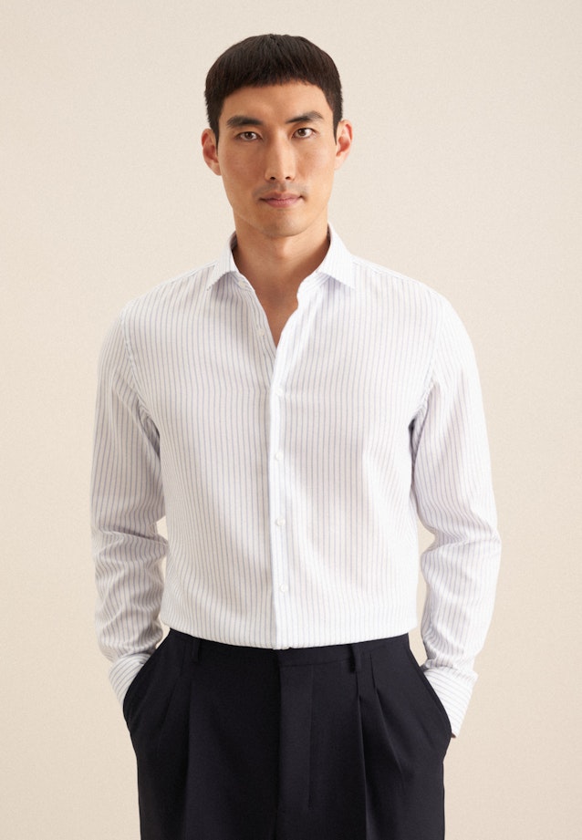 Slim Business shirt Stripe in Light Blue |  Seidensticker Onlineshop