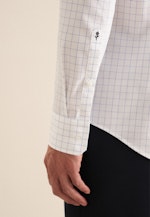 Slim Business Hemd Karo in Mittelblau |  Seidensticker Onlineshop