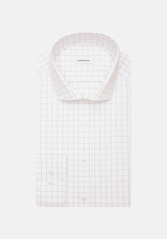 Slim Chemise Business Carreaux in Bleu Moyen | Seidensticker Onlineshop