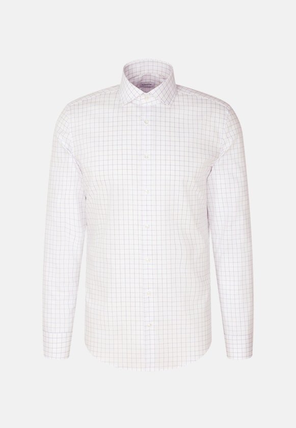 Slim Business Hemd Karo in Mittelblau |  Seidensticker Onlineshop