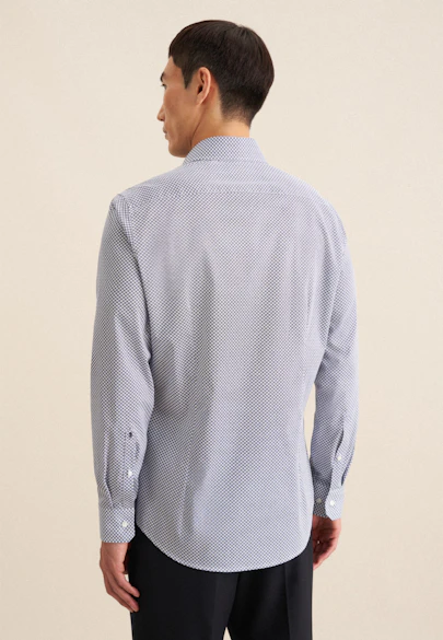 Slim Chemise Performance Imprimé in Bleu Clair | Seidensticker Onlineshop