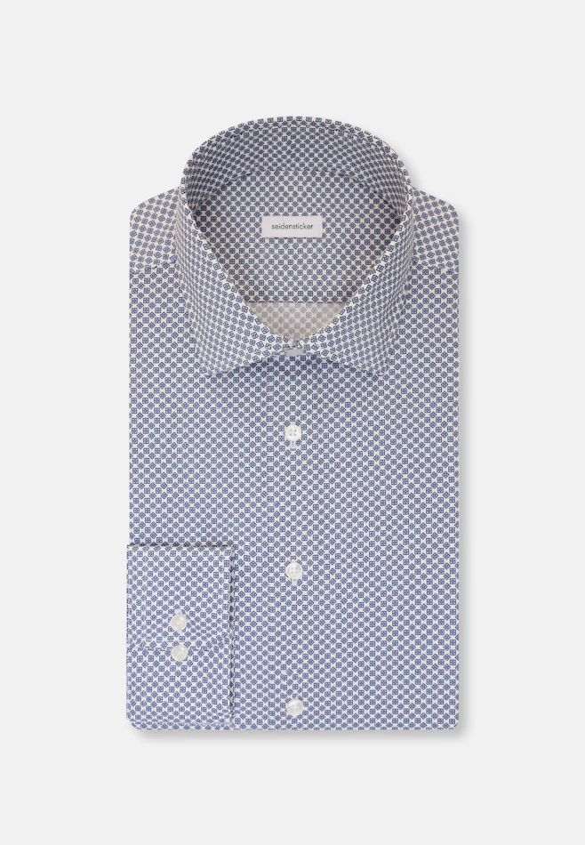 Slim Chemise Performance Imprimé dans Bleu Clair | Boutique en ligne Seidensticker