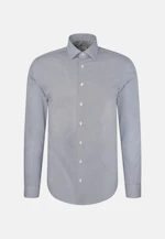 Slim Chemise Performance Imprimé in Bleu Clair |  Seidensticker Onlineshop