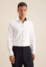 Slim Chemise d'affaires Uni in Blanc |  Seidensticker Onlineshop