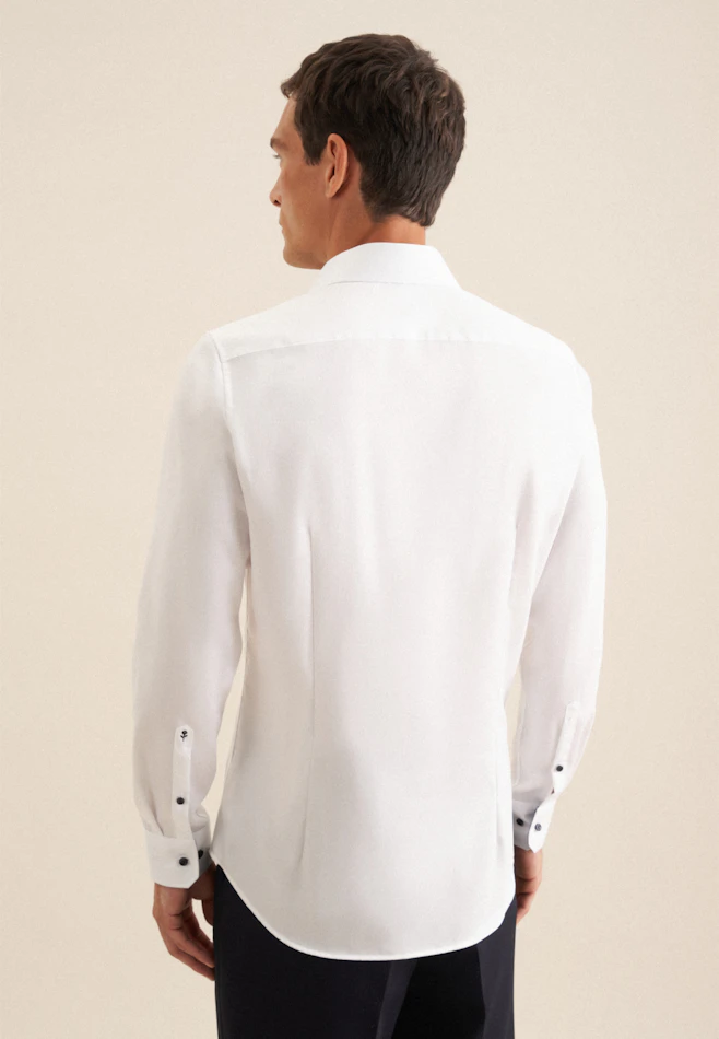 Slim Chemise d'affaires Uni dans Blanc | Boutique en ligne Seidensticker