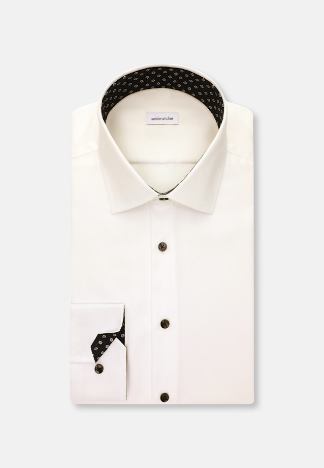 Slim Business Hemd Uni in Weiß |  Seidensticker Onlineshop