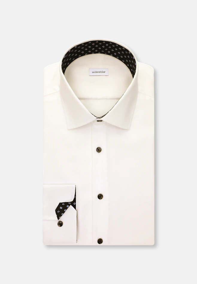 Slim Chemise d'affaires Uni dans Blanc | Boutique en ligne Seidensticker