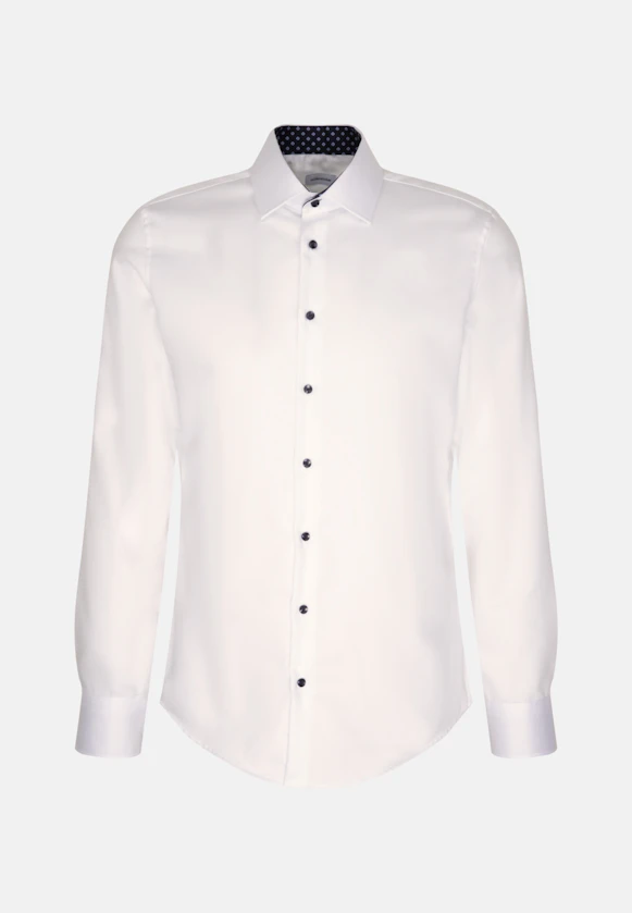 Slim Chemise d'affaires Uni in Blanc |  Seidensticker Onlineshop