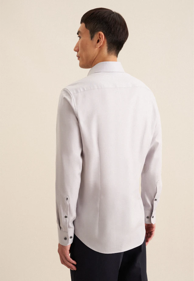 Slim Business Hemd Uni in Grau |  Seidensticker Onlineshop