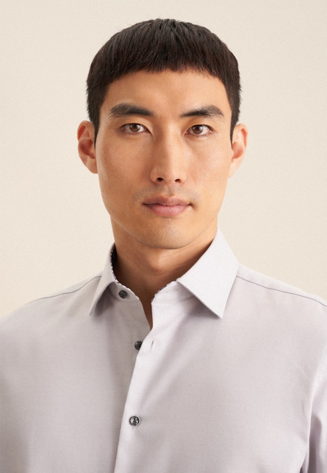 Slim Business shirt Uni in Grey |  Seidensticker Onlineshop