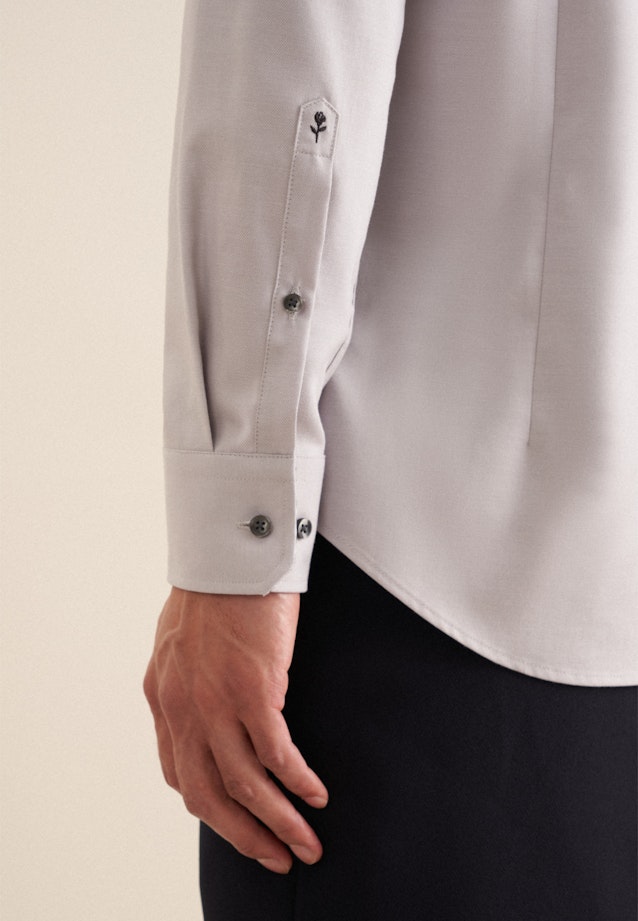 Slim Business shirt Uni in Grey |  Seidensticker Onlineshop