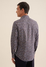 Shaped Business Hemd Floral in Braun |  Seidensticker Onlineshop