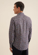 Shaped Business Hemd Floral in Braun |  Seidensticker Onlineshop